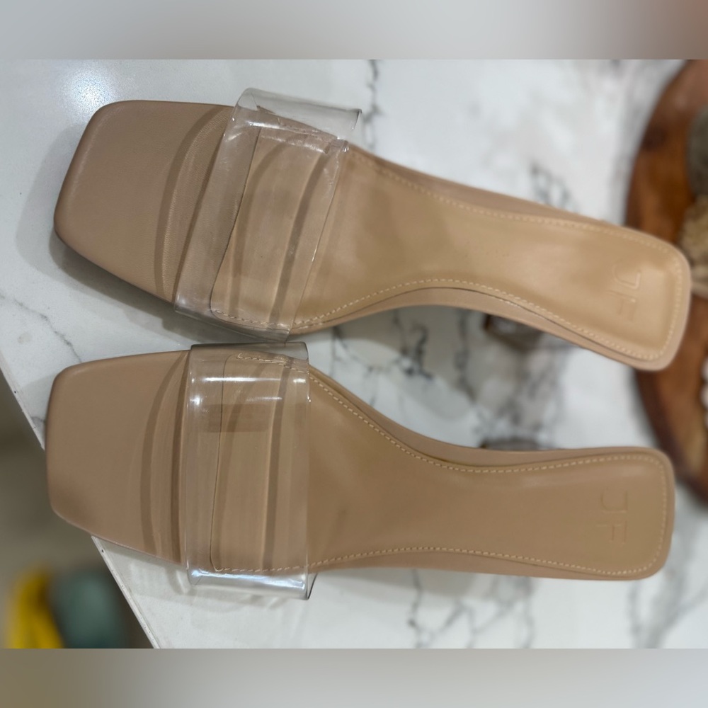 JustFab Tan Shoe Box